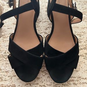 Aerosoles Cosmos Heeled Suede Sandals